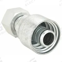AEROQUIP Hydraulic Crimp Fitting: Steel x Steel, Straight, -8 For Hose Dash Size, ORS x Crimp (MPN 4SA10FR8). Key specifications — Fitting Gender: Female x Genderless; Fitting Connection Type: ORS x Crimp; For Hose Dash Size: -8; Thread Size: 1"-14; Brand: AEROQUIP.
