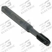 CLEVELAND Spiral Point Tap: #8-32 UNC, 2B, 3 Flute, Plug Chamfer, Black Oxide Cobalt (MPN C86208)