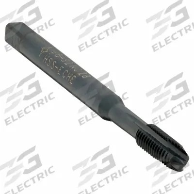 CLEVELAND Spiral Point Tap: #8-32 UNC, 2B, 3 Flute, Plug Chamfer, Black Oxide Cobalt (MPN C86208) - Spiral-Point Taps for Steel & Stainless Steel