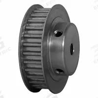 DAYTON Timing Pulley: Curvilinear, Fixed, For 9 mm Belt Wd, 30 Teeth, 5 mm Pitch, Aluminum (MPN 30-5M09-6FA5). Key specifications — Brand: DAYTON; Finish: Clear Anodized; For Belt Series: Powerhouse®.