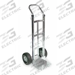 DAYTON General Purpose Hand Truck: 500 lb, Flow-Back, Silver, Aluminum, Pneumatic, 48 in Handle Ht (MPN 6W047). Key specifications — Brand: DAYTON.