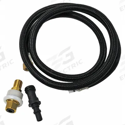 DANCO Supply Hose: Vinyl, Black, 48 in Overall Lg - Faucet Sprayer Hoses