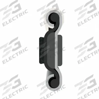FAIRCHILD Edge Trim: Pile Lined Beaded, 8 ft Overall Lg - Automotive Beltline Weatherstrip Seals
