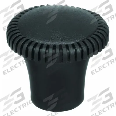 INNOVATIVE COMPONENTS Hand Knob: Pull, Plastic w/ Steel Thread, #10-24 Thread - Pull Knobs with Threaded Hole