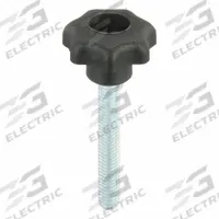 KIPP Hand Knob: 7 Point, Plastic w/ Steel Thread, M6 Thread, 40 mm Thread Lg, 25 mm Dia (MPN K0155.406X40). Key specifications — Brand: KIPP.