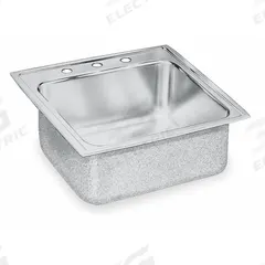 ELKAY Laundry Tub: 19 1/2 in Overall Lg, 19 in Overall Wd, 10 1/8 in Bowl Dp, 16 in Bowl Lg, 1 Bowls (MPN DLR1919103). Key specifications — Brand: ELKAY; Color Family: Silver/Gray.