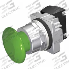 SIEMENS Mushroom Head Push Button: Non-Illuminated, Mushroom Head Profile, Non-Metallic, 30 mm, 1NO (MPN 52PM9W3K). Key specifications — Brand: SIEMENS; Action: Momentary; Series: Class 52; Terminal Connection: Pressure Plate; Push Button Material Type: Non-Metallic.