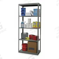 HALLOWELL Metal Shelving: Standalone, Heavy-Duty, 48 in x 24 in, 84 in Overall Ht, 5 Shelves (MPN DT5710-24HG). Key specifications — Frame Material: Steel; Shelving Material: Steel; Assembled: Unassembled; Color: Gray; Brand: HALLOWELL.