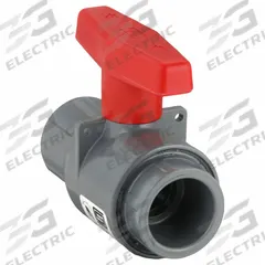 SPEARS Manual Two-Way Ball Valve: 1 in, CPVC, Straight, Socket x Socket, 235 psi Max. Pressure (CWP) (MPN 2132-010C). Key specifications — Brand: SPEARS; Handle: Tee.