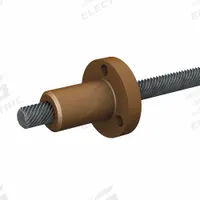PBC LINEAR Precision Lead Screw: Lead Screw and Nut Assembly, Std, PTFE, Stainless Steel, 300, Round (MPN LSR1001T-0254-RS-NNN-NNN-N). Key specifications — Brand: PBC LINEAR.