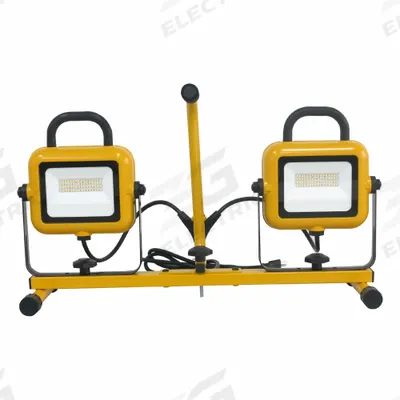APPROVED VENDOR Floor Stand Job Site Light: 9,000 lm Max Brightness, LED, 1 - Floor Stand Lights