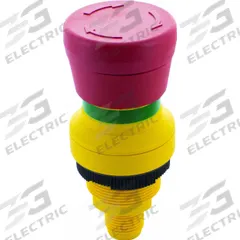 MURRELEKTRONIK Emergency Stop Push Button: Non-Illuminated, Mushroom Head Profile, Non-Metallic, 2NC (MPN 69051). Key specifications — Brand: MURRELEKTRONIK; Action: Maintained; Push Button Material Type: Non-Metallic.