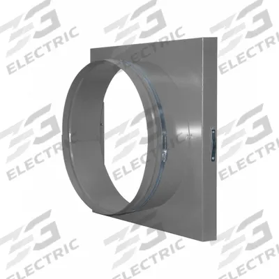 DELHI Collar Adaptor: For 18 in Hose Dia, Spring Clips, 18 in Inside Dia - Duct Hose Collar Adaptors for Smoke Ejectors