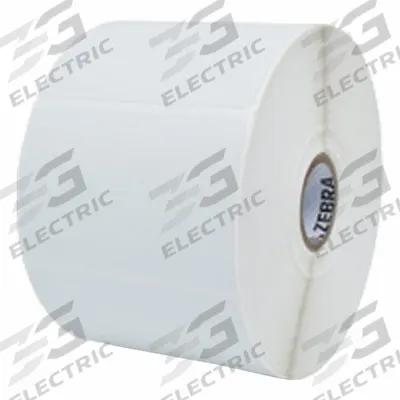 ZEBRA Barcode Printer Labels: 3 in Label Wd, 2 in Label Ht, White, 1 in Core Dia. - Desktop Direct Thermal Labels