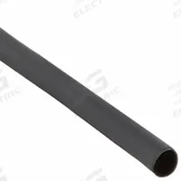 INSULTAB Heat Shrink Tubing, Food Grade: 0.19 in I.D. Before Shrinking, 4 ft Lg, Black, 2:1, 5 PK (MPN HS-614-3/16 Blk 48). Key specifications — Color: Black; Brand: INSULTAB.