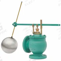 KECKLEY Float Valve Assembly: For Water Media, Angle Valve Body, Cylindrical, Vertical Piping, Iron (MPN 477FA/IB). Key specifications — Body Material: Iron; Mounting: Vertical Piping; Arm Adjustability: Adjustable; Brand: KECKLEY; Flow Rate: 1560 gpm @ 40 psi; For Media: Water; Rod Thread: 3/8"-16; Valve Series: 77.