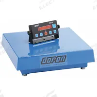 DORAN Industrial Bench Scale: 24 in x 24 in, Not IP Rated, Corded Remote, Doran Scales, Steel (MPN MVP5250). Key specifications — Connection Ports: RS-232; Readability: 20 g/0.05 lb; Brand: DORAN; Weighing Surface Material: Steel.