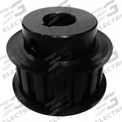 APPROVED VENDOR Timing Pulley: Trapezoidal, Fixed, For L Timing Belt Section, For 3/4 in Belt Wd (MPN 13LF075X1/2). Key specifications — Brand: APPROVED VENDOR; Tooth Profile: Trapezoidal; Finish: Black Oxide.