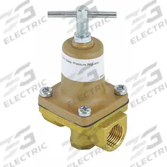 WATTS Pressure Regulator: FThreaded x FThreaded, Brass, 140°F Max. Op Temp, Threaded x Threaded (MPN 0009836). Key specifications — Brand: WATTS.
