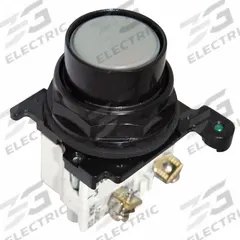 EATON Flush Push Button Operator: Non-Illuminated, Flush Profile, Metallic, 30 mm, 1NC (MPN E34PB7-51X). Key specifications — Brand: EATON; Action: Momentary; Series: E34; Push Button Material Type: Metallic.