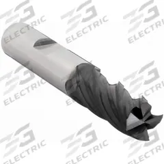 OSG Square End Mill: Carbide, TiAlN Coated, 4 Flute, 3/8" Mill Dia, 1/2" LOC, 2-1/2" OAL (MPN VG441-3752)