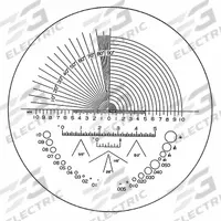 ESCHENBACH OPTIK GMBH Precision Scale Magnifier: Metric Cross Hair Measurement, 3/64 in Radius - Min (MPN 1152-02). Key specifications — attr1183311: ESCHENBACH OPTIK GMBH; attr1183300: Metric Cross Hair; attr1183302: 0° to 90°; attr1183305: Precision Scale Magnifier.