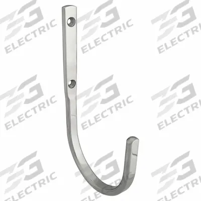 SUGATSUNE Hook: Screw, 26 lb Wt Capacity, 1 Points per Hook, Silver - Wall Mount Utility Hooks