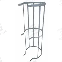 COTTERMAN Ladder Safety Cage: 7 ft Overall Ht, 29 in Inside Dia, Steel (MPN 7MC C1). Key specifications — Material: Steel; Ladder Section: Middle; Brand: COTTERMAN.