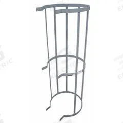 COTTERMAN Ladder Safety Cage: 7 ft Overall Ht, 29 in Inside Dia, Steel (MPN 7MC C1). Key specifications — Material: Steel; Ladder Section: Middle; Brand: COTTERMAN.