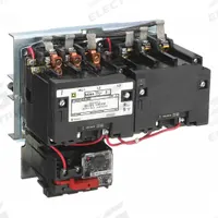 SQUARE D NEMA Magnetic Motor Starter: Reversing, 3 Poles, NEMA Size 1, 27 A, 120V AC Coil (MPN 8736SCO8V02H30S). Key specifications — Brand: SQUARE D; Coil Voltage: 110/120V AC; Phase: Three; Operator: None; Terminal Connection Type: Screw Clamp Terminals; Includes Pilot Light: No; Operator Controls: None; Auxiliary Contacts Included: No Auxiliary Contacts Included.