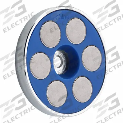 APPROVED VENDOR Rare Earth Magnet: Neodymium, 1 29/64 in Outside Dia, 0.19" Tap Size - Cup Rare Earth Magnets