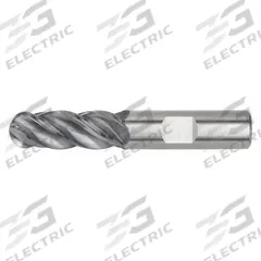 WIDIA HANITA Ball End Mill: Carbide, AlTiN Coated, 4 Flute, 5/8" Mill Dia, 1-1/4" LOC, 3-1/2" OAL (MPN 4V0016006XW)