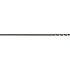 CLEVELAND Aircraft Extension Drill: 7/32", 12" Overall Lg, 135° Split Point, Straw/Bronze Cobalt (MPN C08184). Key specifications — attr1234097: 0.2188; attr1234190: NAS 907 Type J.