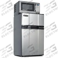 MICROFRIDGE Refrigerator, Freezer and Microwave: 3.1 cu ft Total Capacity, Stainless Steel (MPN 3.1MF7-7B1SX). Key specifications — Energy Star Certified: Yes; Defrost: Automatic; Brand: MICROFRIDGE.