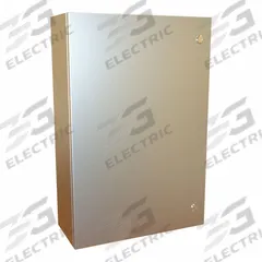 HAMMOND Electrical Enclosure: 304 Stainless Steel, 30 in x 20 in x 8 in, NEMA 12/13/3R/4/4X, Hinged (MPN EN4SD30208SS). Key specifications — Brand: HAMMOND; Closure Method: 1/4-Turn Latch; Enclosure Material: 304 Stainless Steel; Knockouts: Not Included.