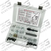 SUR&R Brake Bleeder Kit: Brake Bleeder Kit, 1/4 in/3/8 in/5/16 in/7/16 in/M10/M7/M8 Thread Size (MPN BB007). Key specifications — Material: Synthetic Rubber; Product Type: Brake Bleeder Kit; Thread Size: 3/8 in; Brand: SUR&R.