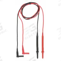 APPROVED VENDOR Test Leads: CAT III 1000V, Std Probe, Right Shrouded Plug, 4 ft Lg, 18 AWG Wire Size (MPN 4WPZ8). Key specifications — Brand: APPROVED VENDOR.