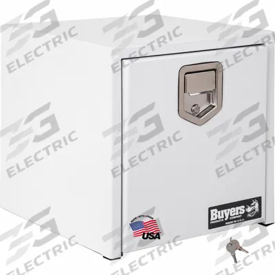 BUYERS PRODUCTS Underbody: Underbody Truck Box, Single Drop-Down Door Door, 18 in Overall Dp - Single Drop-Down Door Boxes