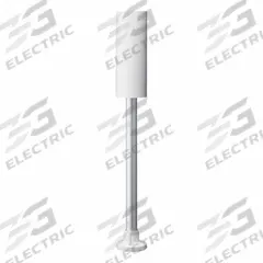 PATLITE Tower Light Mounts and Bases: Tower Light Base, For LR6, 18 1/16 in Overall Ht, LR6-M2PJNW. Key specifications — Brand: PATLITE; Compatible with Series: LR6; Connection Type: Wire Leads; Housing Color: Off White; IP Rating: IP65(IEC 60529) / NEMA TYPE 4X,13; Mounting Location: Pole Mount; Manufacturer Part Number: LR6-M2PJNW; Includes: Circular Bracket.
