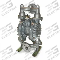 DAYTON Double Diaphragm Pump: Aluminum Body, 2 in, Flange Connection with NPT Threads, 160 gpm (MPN 3HJX2). Key specifications — Brand: DAYTON; Seat Material: Santoprene; Check Valve Material: EPDM.