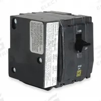 SQUARE D Miniature Circuit Breaker: 80 A, 120/240V AC, Three Phase, 10kA at 120/240V AC, 3 Poles (MPN QO3801021). Key specifications — Phase: Three; Amps: 80 A; AC Voltage Rating: 120/240V AC; Max. AIR Rating: 10kA at 120/240V AC; For Use With: QO Load Centers and NQ Panelboards; Brand: SQUARE D.