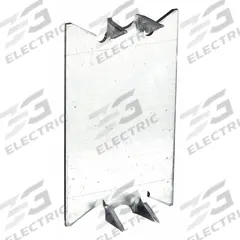 RACO Cable Protection Plate: Steel, Silver, Single and Two Gang Boxes, 0.06 in Overall Dp (MPN 2709). Key specifications — For Product Type: Single and Two Gang Boxes; Brand: RACO; Accessory Type: Cable Protector; Color: Silver; Material: Steel.