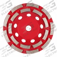 MILWAUKEE Diamond Segment Cup Grinding Wheel: Double Row, 5" Dia, 5/8"-11 Arbor, 18 Segment (MPN 49-93-7760). Key specifications — Series: Diamond Max™; Brand: MILWAUKEE.