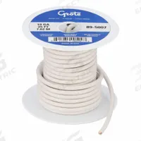 GROTE Primary Automotive Wire: GPT, 25 ft, 1 Conductor, 10 AWG, White, 60 V Volt (MPN 89-5007). Key specifications — Brand: GROTE.
