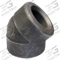 ANVIL Metal Pipe Elbow: 3/4 in x 3/4 in, Female NPT Threaded x Female NPT Threaded, Steel, 45° Elbow (MPN 0361213002). Key specifications — (DO NOT SEND) Manufacturer Location: Globally Sourced.