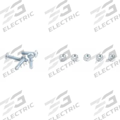 MASTER APPLIANCE Screw and Nut Set: For 3KH79/3W771/5PYP5/6NE91/6NE92/6NE97 (MPN 35010) - Master Appliance Power Tool Parts
