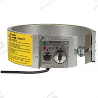 APPROVED VENDOR Drum Heater: 115V AC, 1,500 W Watts, 10°F to 500°F, Aluminized Steel, Drums, Indoor (MPN SRX16-115). Key specifications — Brand: APPROVED VENDOR; Heater Material: Aluminized Steel; For Container Type: Drums; Environment: Indoor; Current Rating: 12.5 A.