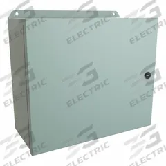 HAMMOND Electrical Enclosure: Steel, 12 in x 14 in x 6 in, NEMA 12/13/3R/4, w/Panel, Solid Cover (MPN EJ12146). Key specifications — Closure Method: Latches; Brand: HAMMOND; Knockouts: Not Included.