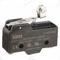 APPROVED VENDOR Snap Action Switch: Hinge Roller Lever Actuator, SPDT, Screw (MPN 5JEE4). Key specifications — AC Contact Rating: 15 A @ 480 V; Electrical Connection: Screw; Series: Microswitch; Brand: APPROVED VENDOR.