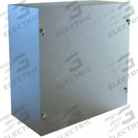 HAMMOND Junction Box: Galvanized Steel, 18 in x 18 in x 4 in, NEMA 1, Solid Cover, Screw On (MPN CSG18184). Key specifications — Brand: HAMMOND; Closure Method: Screws; Knockouts: Not Included.
